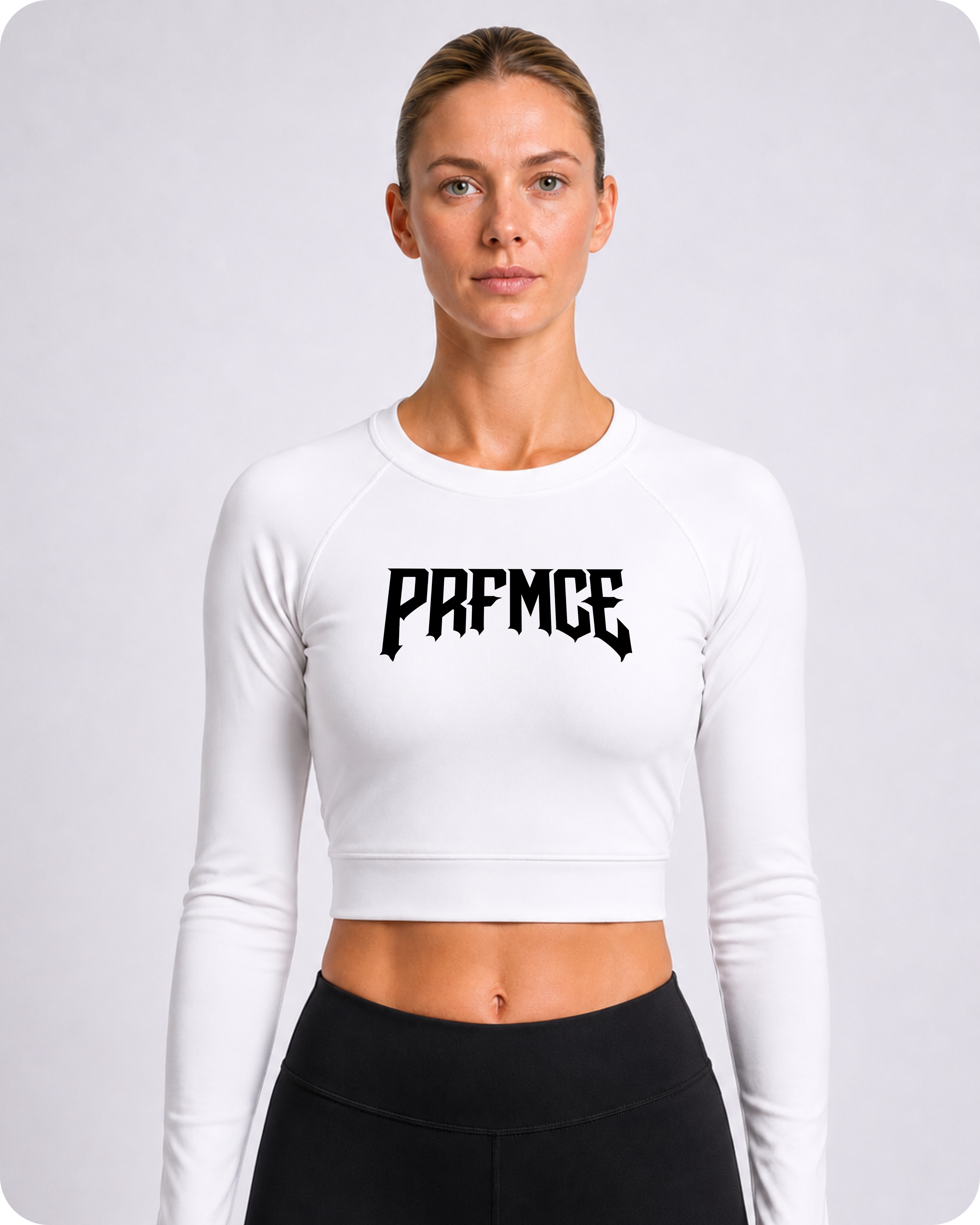 PERFORMANCE - Longsleeve Crop Top Damen