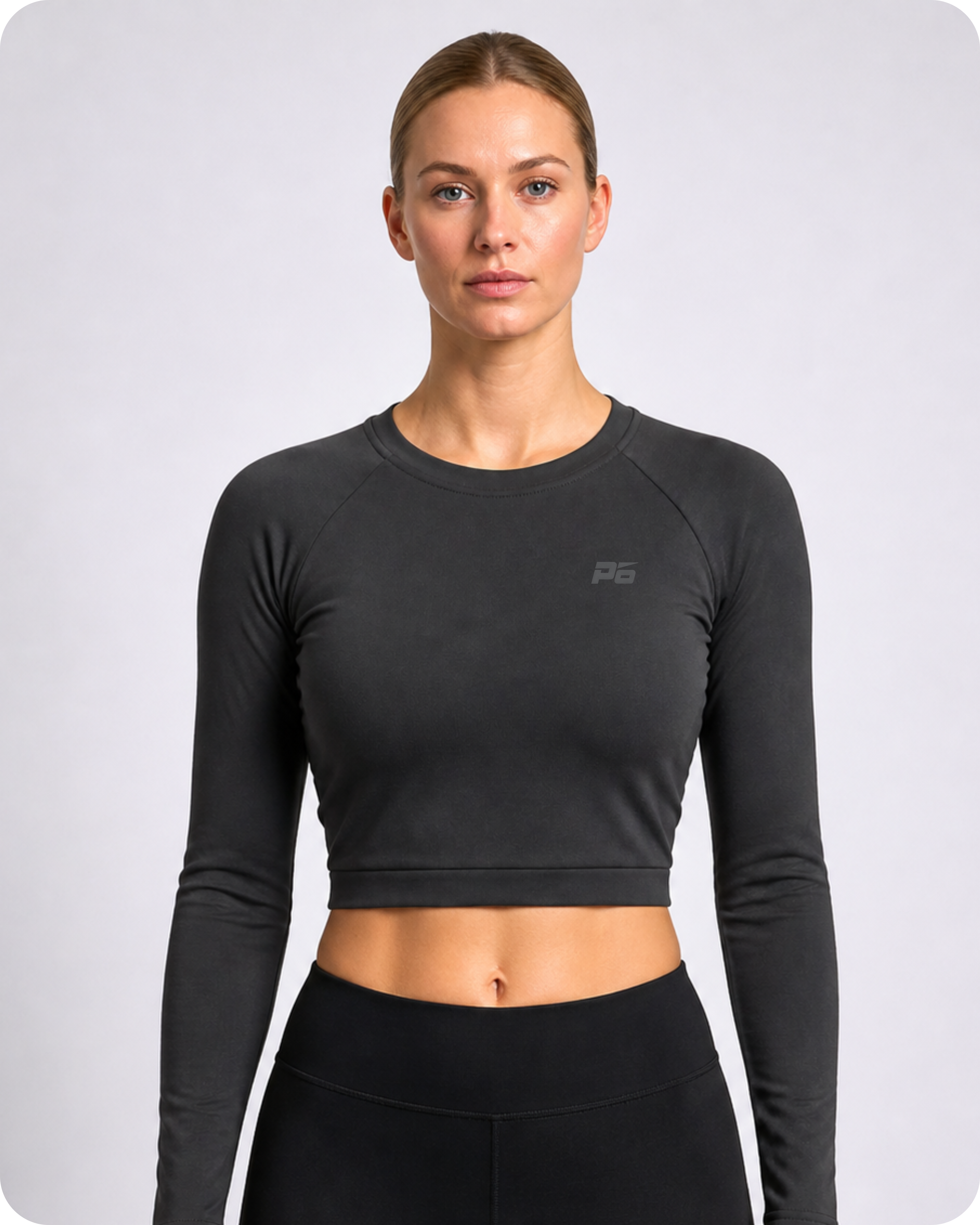 FOCUS - Longsleeve Crop Top Damen