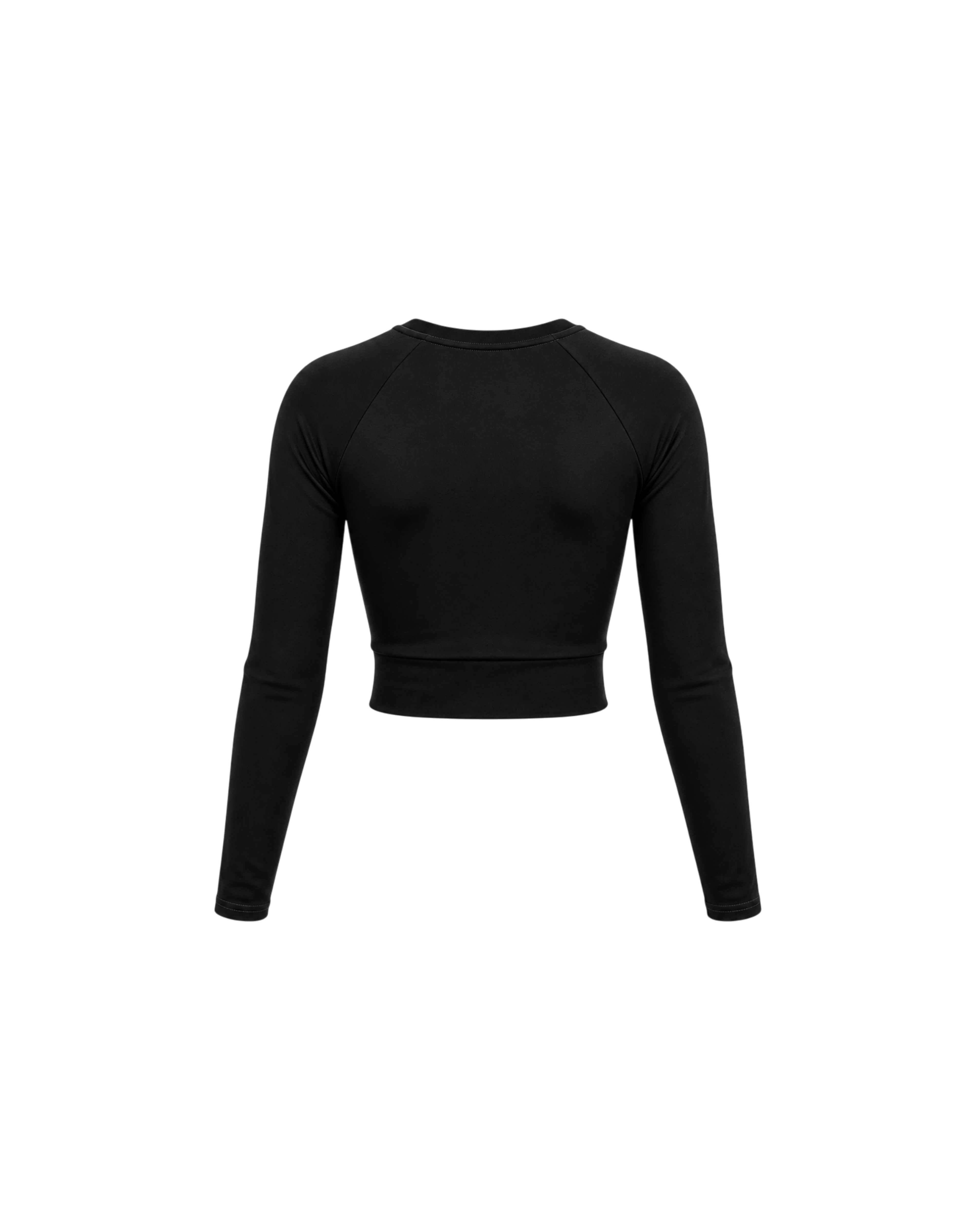 Longsleeve Crop Top Damen